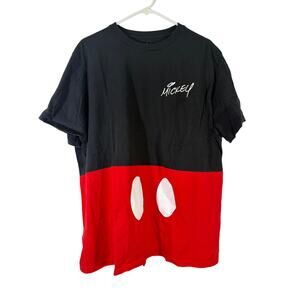 NWOT mickey mouse disney parks men's xl half character shirt